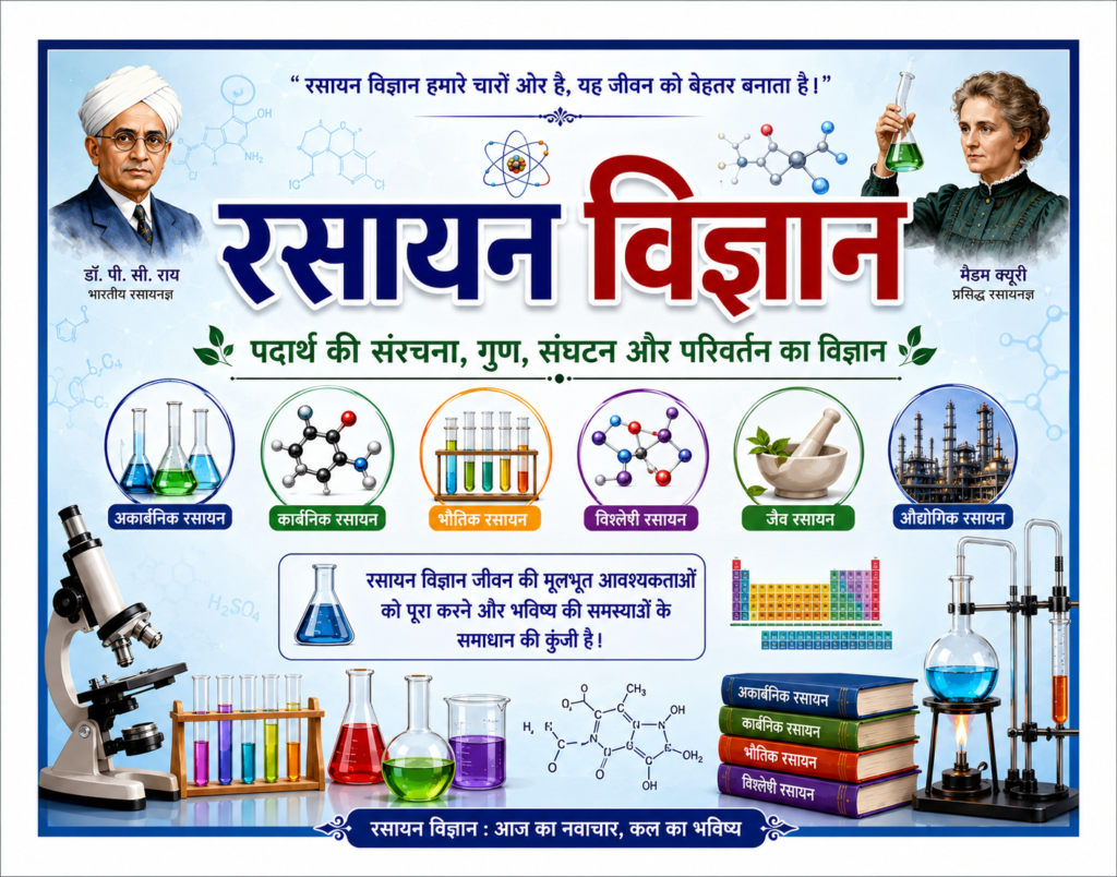 रसायन विज्ञान अध्याय -7 (अम्ल, भस्म एवं लवण से संबंधित क्विज़)